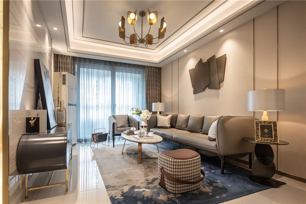 韶關(guān)市云星錢隆譽園現(xiàn)代簡約風格三居室裝修案例