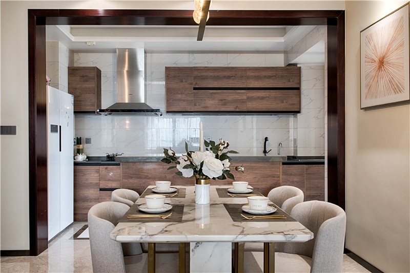 后現(xiàn)代港式風(fēng)格家裝設(shè)計(jì)室內(nèi)裝修效果圖-廚餐廳 后現(xiàn)代港式風(fēng)格家裝設(shè)計(jì)室內(nèi)裝修效果圖-廚餐廳