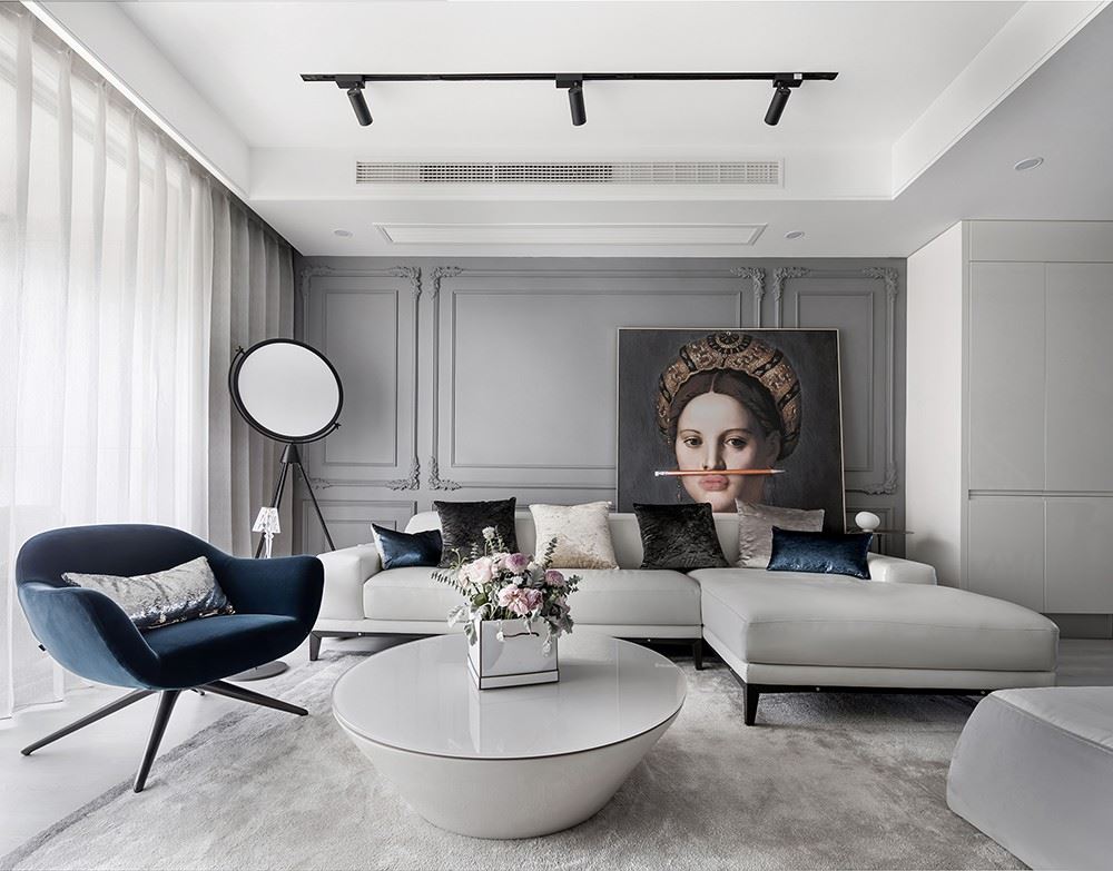 廣州市汾水小區(qū)輕奢風(fēng)格三居室裝修案例