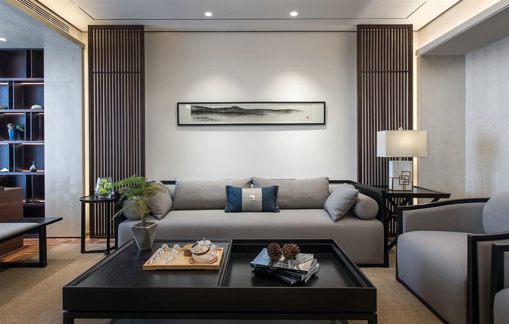 佛山市泰豐千璽灣新中式風(fēng)格四居室裝修案例