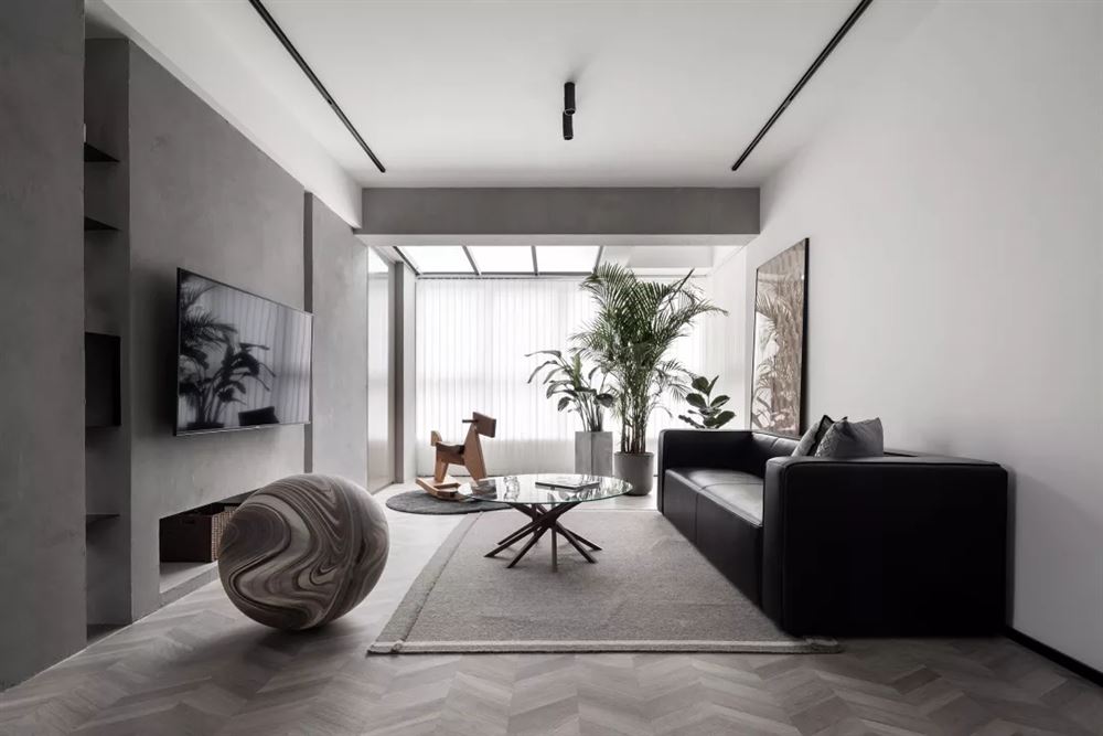 廣州市中山三路小區(qū)現(xiàn)代簡(jiǎn)約風(fēng)格三居室裝修案例