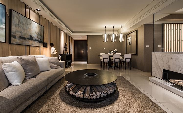 湛江市佳和廣場現(xiàn)代風格四居室裝修案例