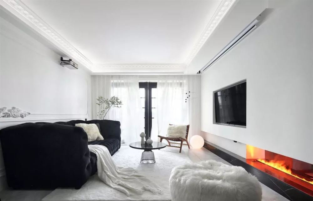 佛山市綠城桂語映月北歐風(fēng)格三居室裝修案例