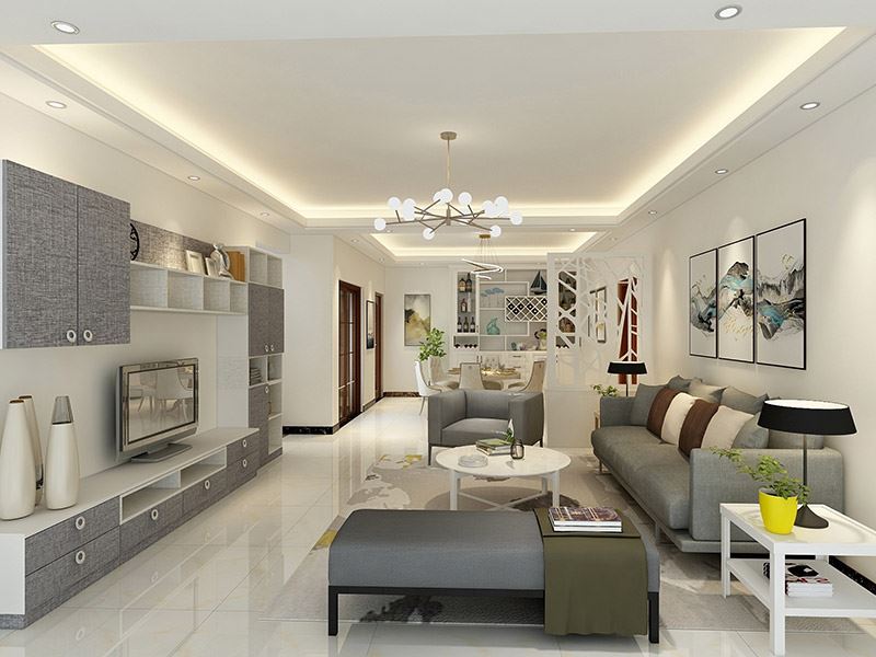 佛山市旭輝江山現(xiàn)代簡約風(fēng)格三居室裝修案例