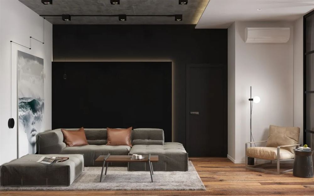 廣州市中海花城灣輕奢風格四居室裝修案例