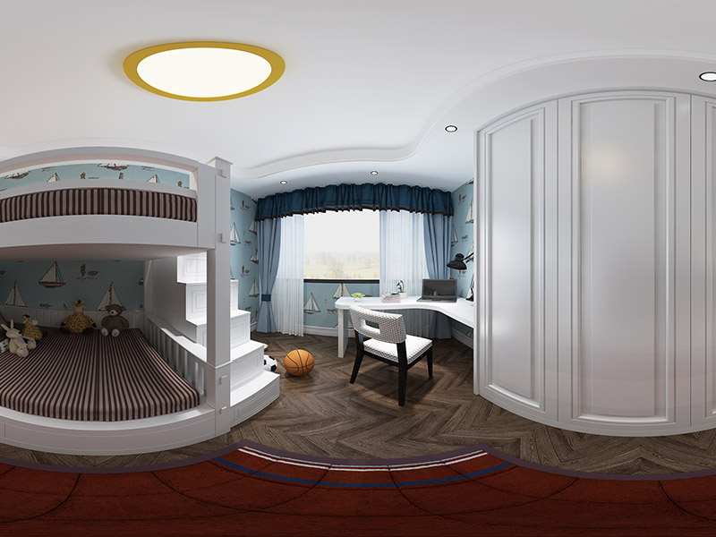 佛山市保利閱江臺(tái)新中式風(fēng)格別墅裝修案例