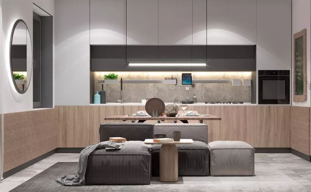 佛山市順德華潤(rùn)置地廣場(chǎng)現(xiàn)代簡(jiǎn)約風(fēng)格公寓裝修案例