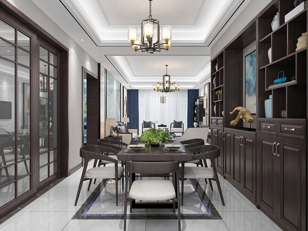 河源市鴻大城現(xiàn)代簡約風(fēng)格三居室裝修案例