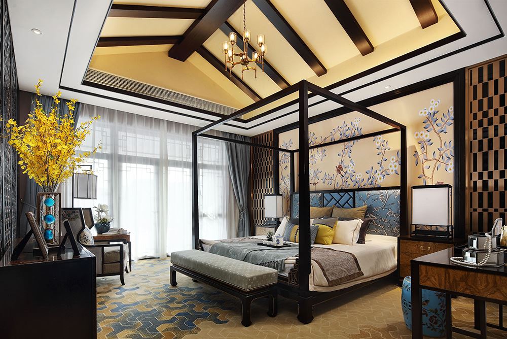 佛山市招商&middot;悅府新中式風(fēng)格別墅裝修案例