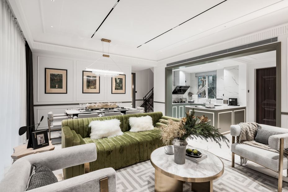 江門市珠江國(guó)際新城歐式風(fēng)格復(fù)式裝修案例