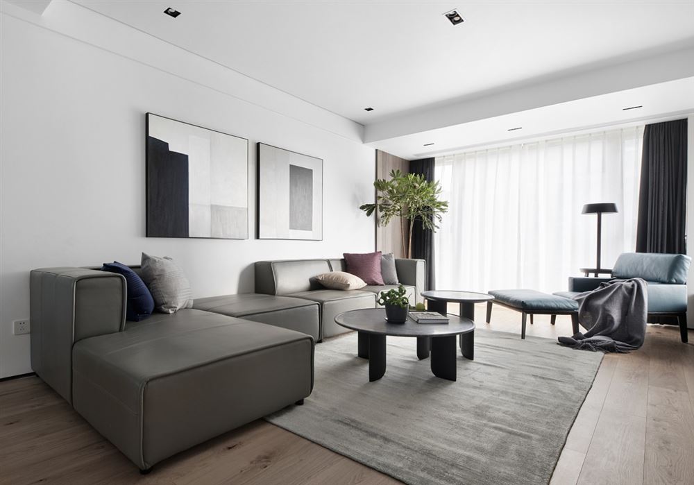 江門市文昌花園現(xiàn)代簡約風格三居室裝修案例