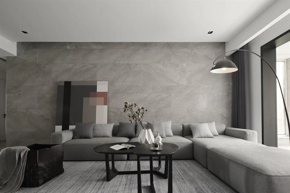 清遠市現(xiàn)代城輕奢風(fēng)格四居室裝修案例