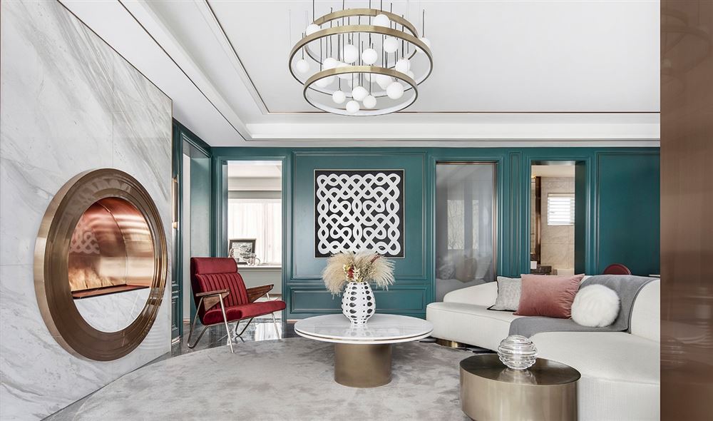 佛山市碧桂園南海悅城輕奢風(fēng)格三居室裝修案例