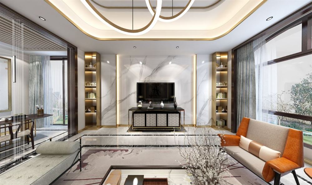 廣州市力迅&middot;西關雅筑歐式風格三居室裝修案例