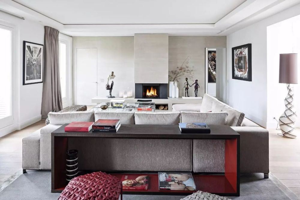 佛山市世茂弘陽綠島湖公館輕奢風(fēng)格三居室裝修案例