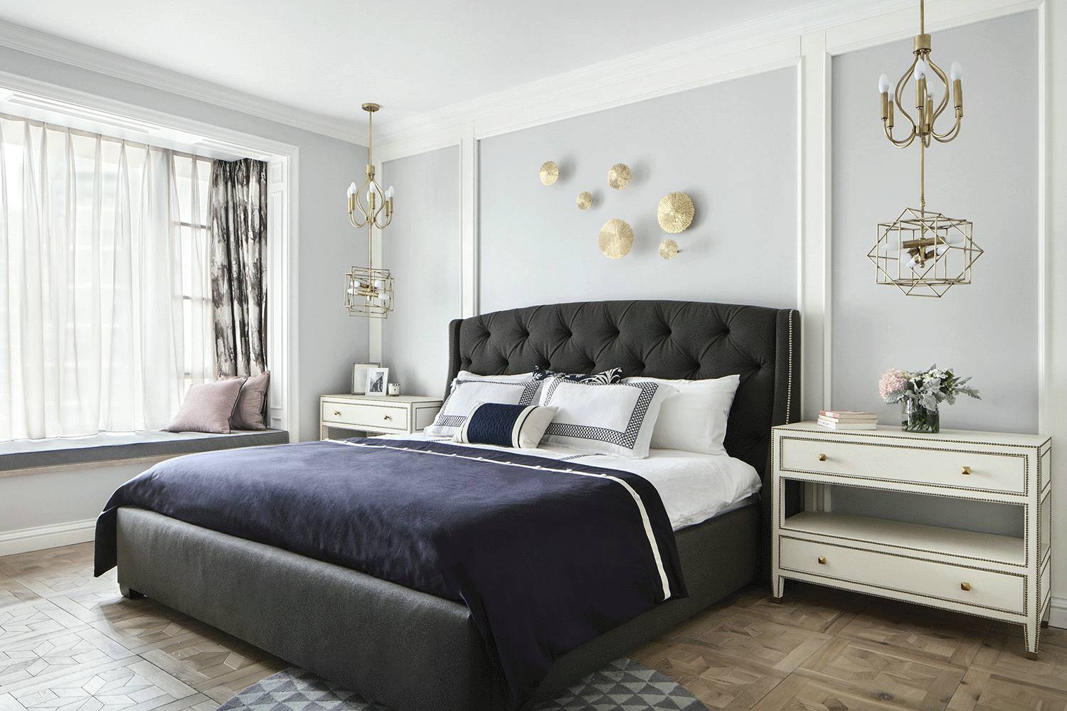 廣州裝修公司歐式輕奢風格室內(nèi)裝修效果圖-臥室 廣州裝修公司歐式輕奢風格室內(nèi)裝修效果圖-臥室