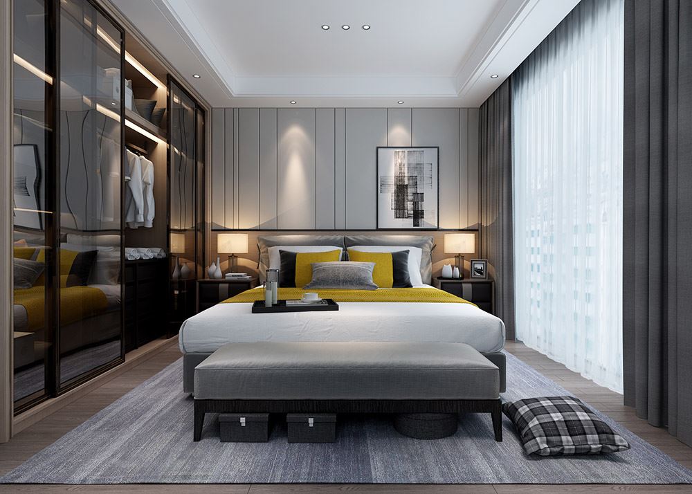 昭通市長城小區(qū)現(xiàn)代簡約風(fēng)格二居室裝修案例