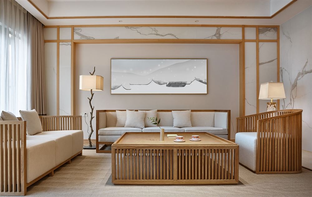 佛山市雅居樂萬象郡新中式風(fēng)格別墅裝修案例