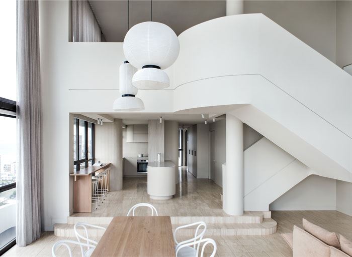 廣州市越秀濱海新城北歐風格復式裝修案例