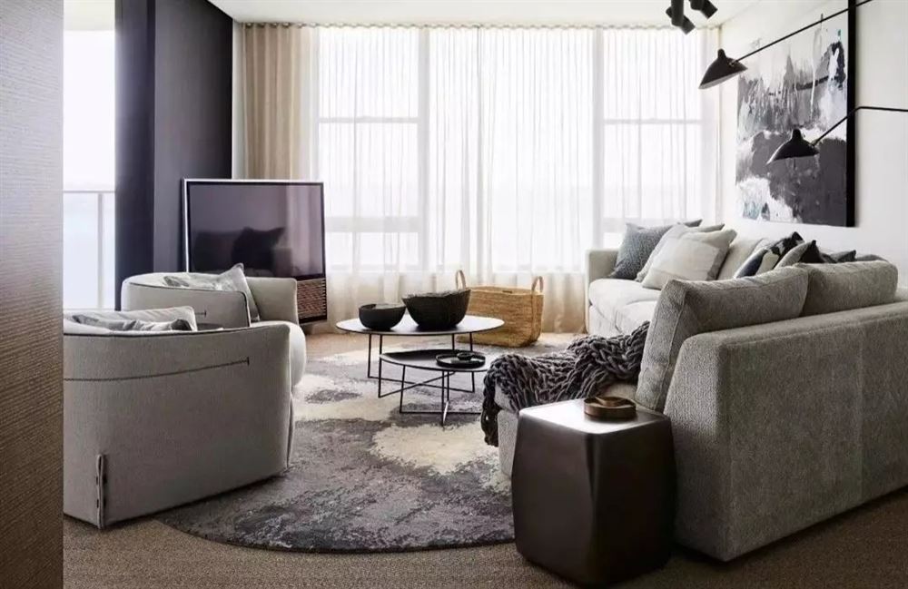 佛山市頤安&middot;天璟名庭北歐風格三居室裝修案例