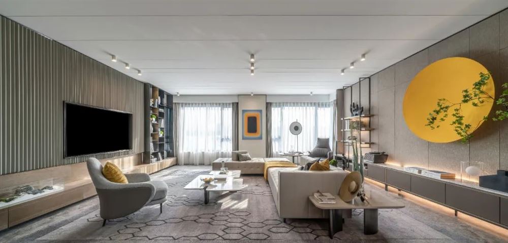 昭通市福都大廈現(xiàn)代簡約風(fēng)格平層裝修案例