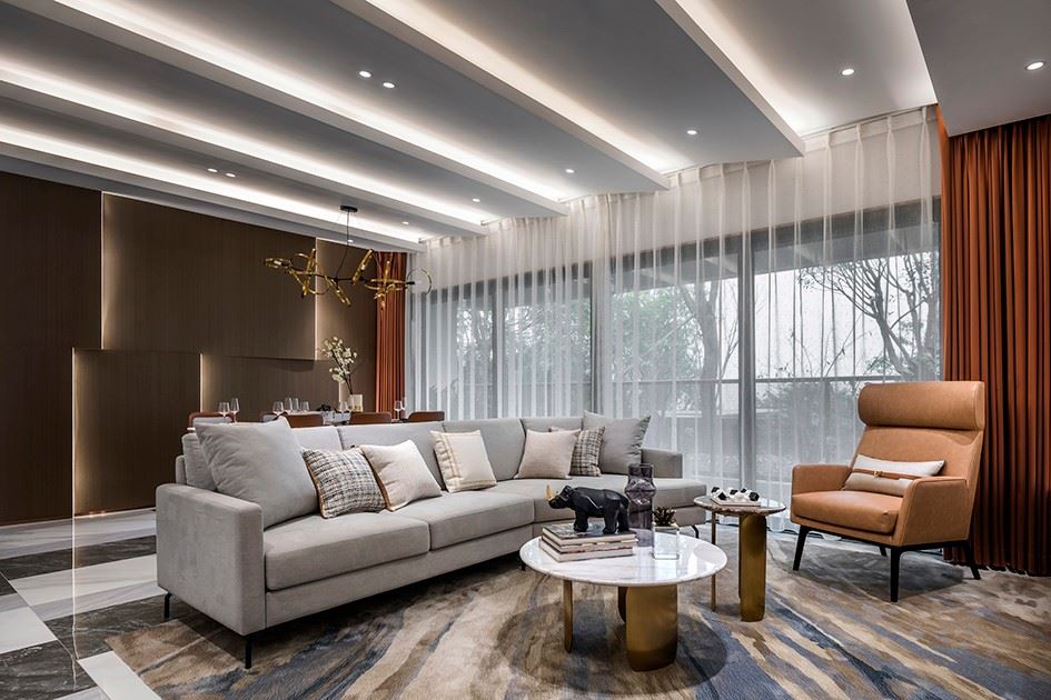 陽江市中惠龍熙山&middot;江山輕奢風(fēng)格三居室裝修案例