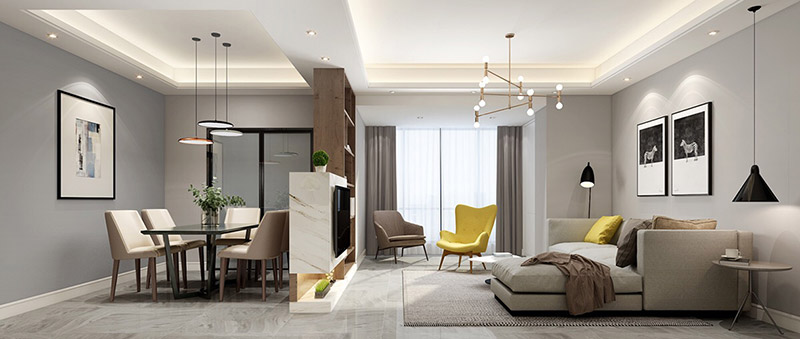 金牛小區(qū)三居108平米北歐風(fēng)格裝修案例-客廳 金牛小區(qū)三居108平米北歐風(fēng)格裝修案例-客廳