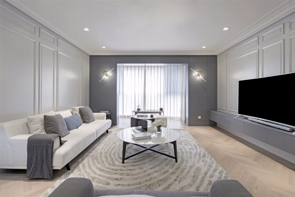 湛江市方圓云山詩意現(xiàn)代簡(jiǎn)約風(fēng)格四居室裝修案例