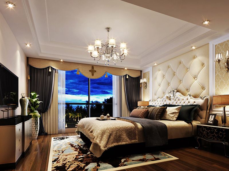 河源市東江灣&middot;名門世家歐式風(fēng)格三居室裝修案例