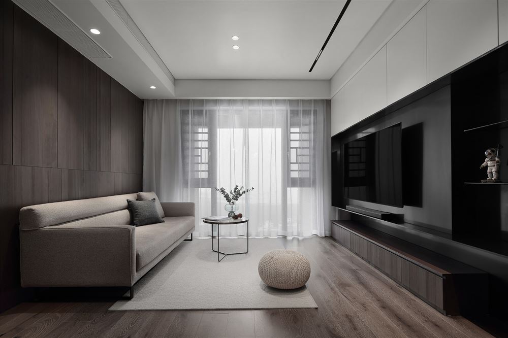 佛山市金茂碧桂園正榮府輕奢風(fēng)格三居室裝修案例