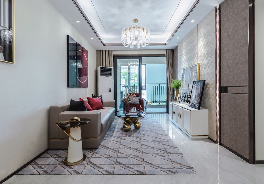 江門市銀泉花園輕奢風(fēng)格三居室裝修案例