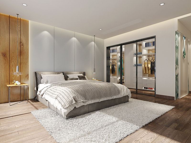 自貢市藍鷹海岸現代簡約風格別墅裝修案例