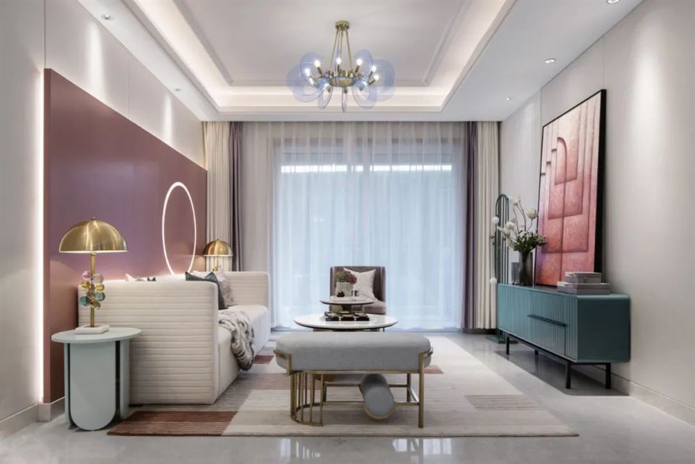 江門市恒大御景半島北歐風(fēng)格三居室裝修案例