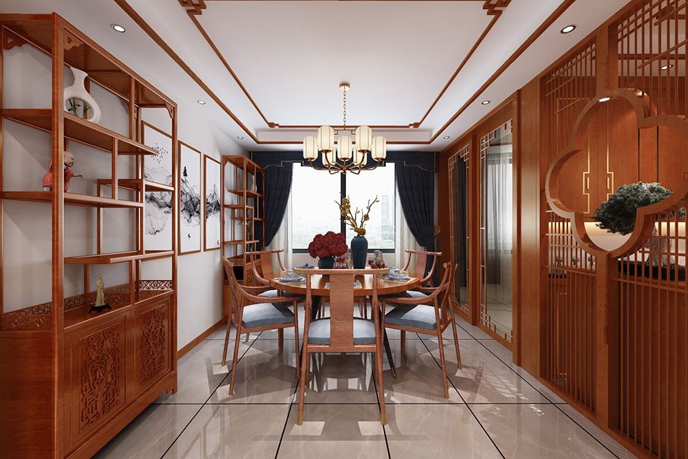 衢州市碧桂園&middot;西溪原著新中式風(fēng)格復(fù)式裝修案例