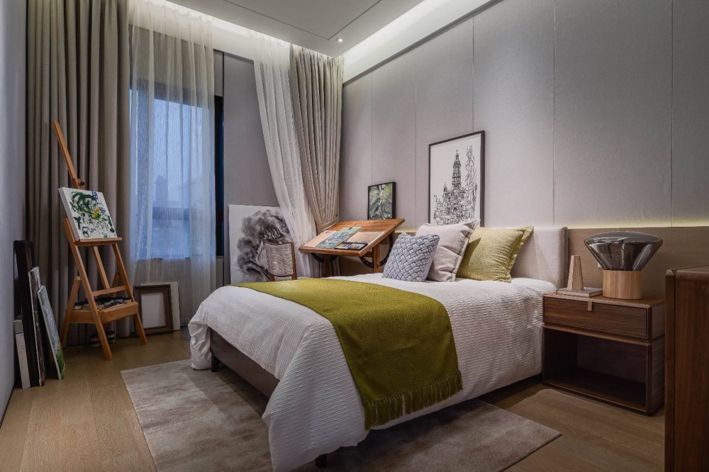 新中式風格別墅室內(nèi)設(shè)計案例-男孩房