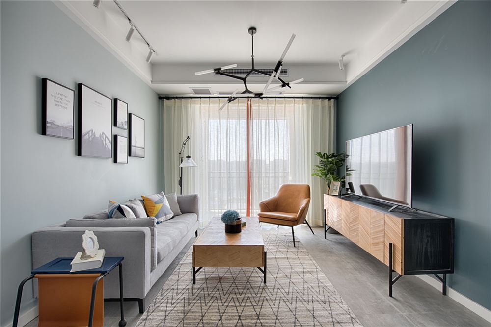 廣州市錦繡銀灣北歐風(fēng)格三居室裝修案例