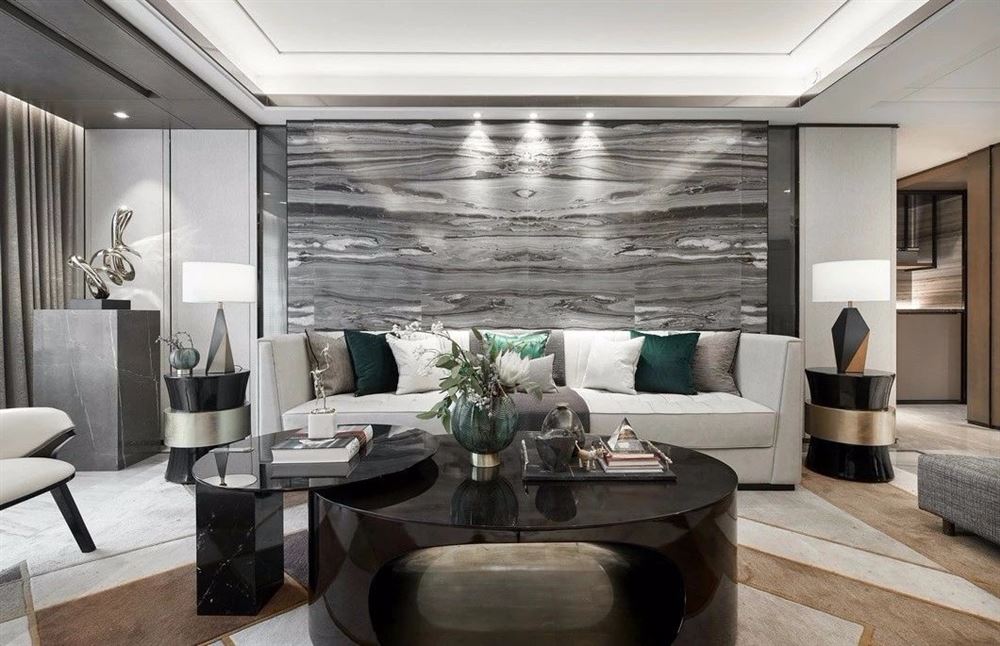 廣州市廣地花園輕奢風(fēng)格四居室裝修案例