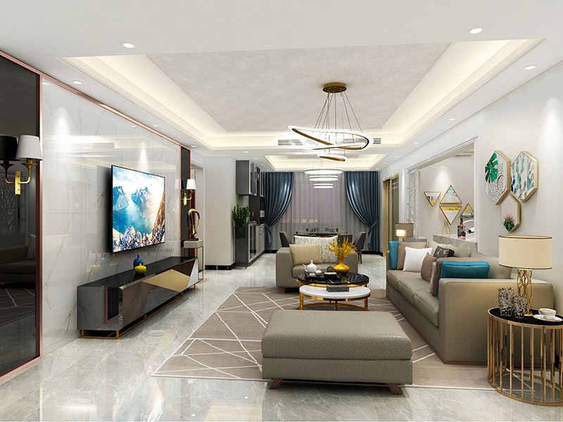 佛山市順德自在城現(xiàn)代簡約風(fēng)格四居室裝修案例