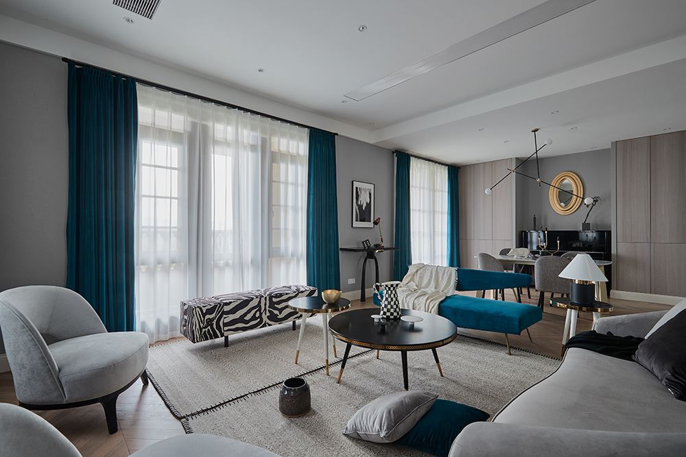 廣州市南沙碧桂園輕奢風(fēng)格三居室裝修案例