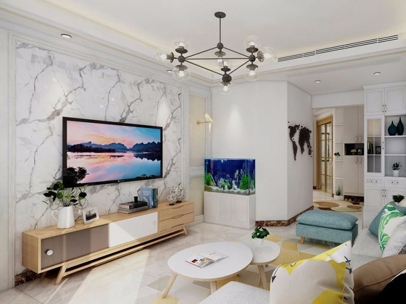 佛山市恒大山湖郡現(xiàn)代簡約風(fēng)格二居室裝修案例