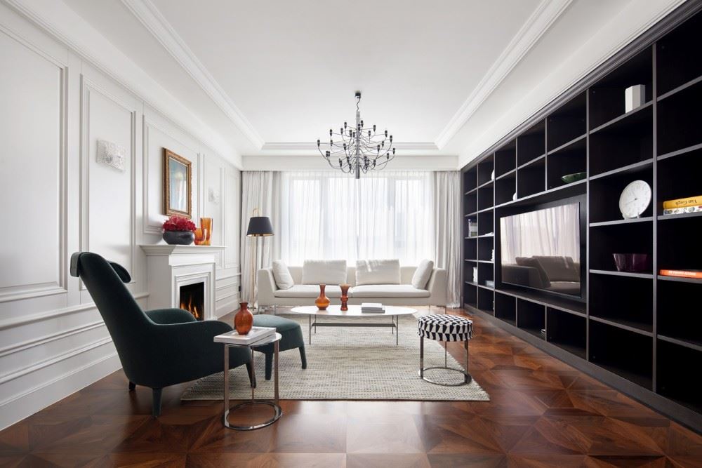 江門市百富園歐式風(fēng)格三居室裝修案例