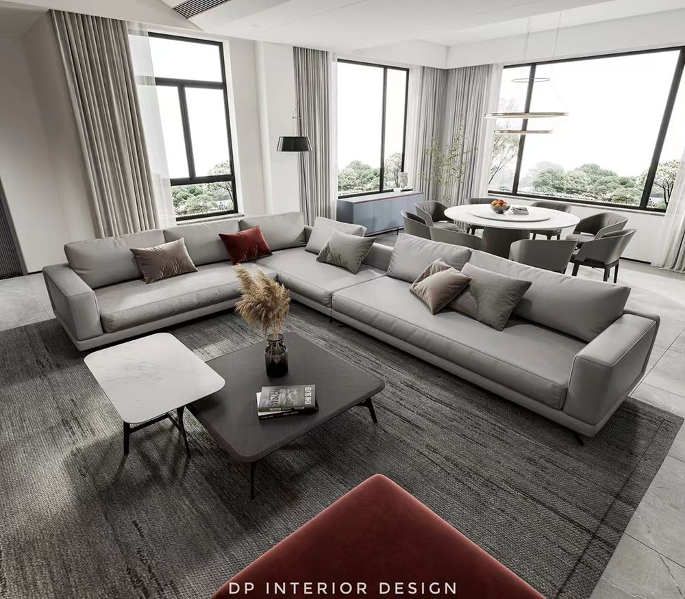 佛山市新希望悅瓏灣輕奢風格別墅裝修案例