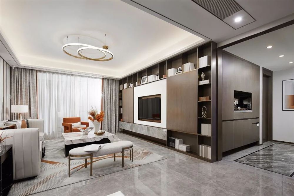 佛山市碧桂園智慧慢城現(xiàn)代簡約風格四居室裝修案例