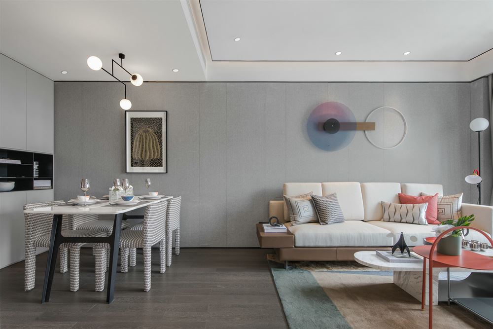 清遠(yuǎn)市金海灣豪庭歐式風(fēng)格三居室裝修案例