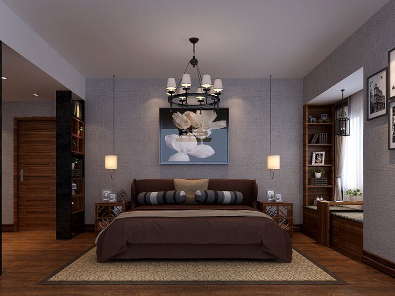 茂名市東信名苑新古典風(fēng)格三居室裝修案例