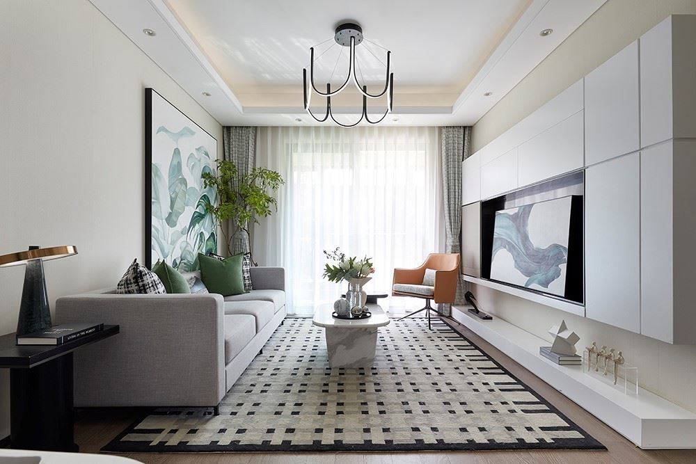 江門市萬科翡翠中央北歐風格三居室裝修案例