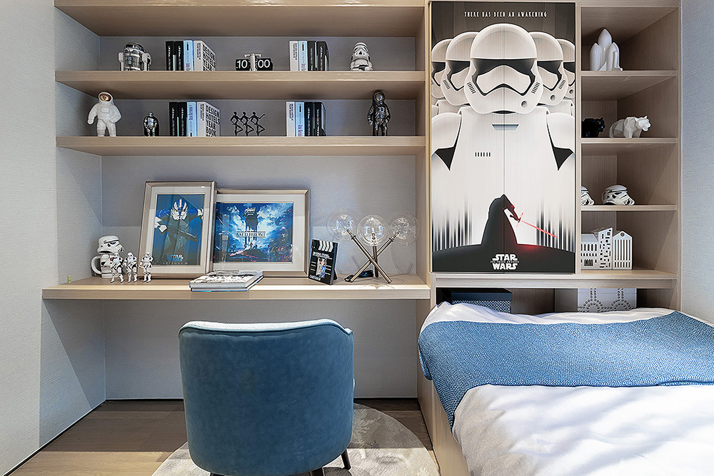 輕奢風(fēng)格室內(nèi)裝修效果圖-江南萬達(dá)廣場三居158平米-男孩房 輕奢風(fēng)格室內(nèi)裝修效果圖-江南萬達(dá)廣場三居158平米-男孩房