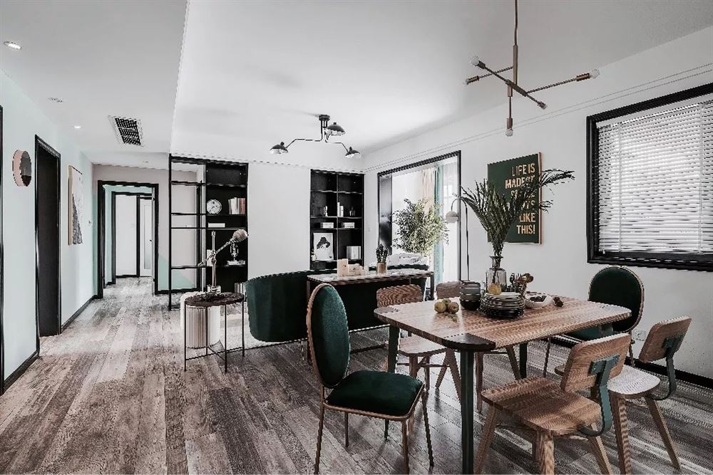 佛山市萬科中駿金域西江北歐風(fēng)格三居室裝修案例