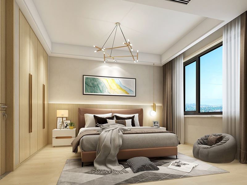 常州市懷德名園現(xiàn)代簡約風格三居室裝修案例