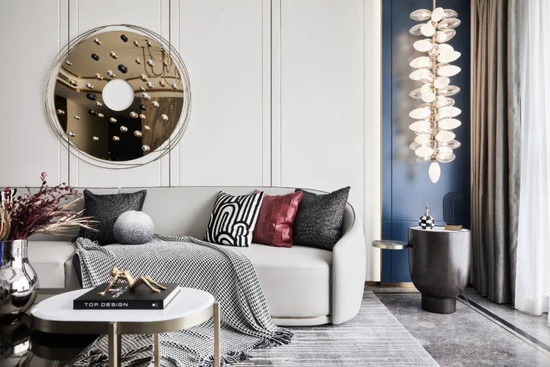 歐式風格家裝設計室內(nèi)裝修效果圖-客廳沙發(fā)